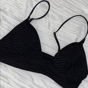H&M Black Bikini Top